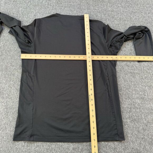 Arcteryx Cormac Crew Shirt Long Sleeve Baselayer Small Men Black Hiking Outdoors - Picture 7 of 7
